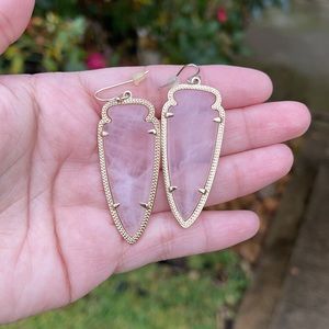 Kendra Scott Rose Quartz Skylars